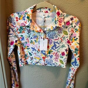 LPA Colorful Patterned Crop Top